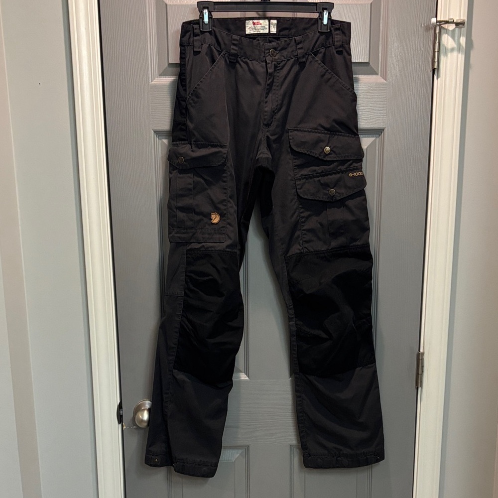 Fjallraven Black Cargo Pants